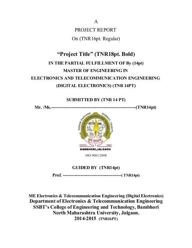 me final project report setting 09 03 2015 ms project title