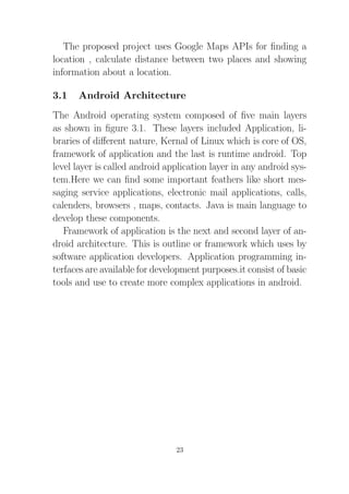 Android Project report on City Tourist Location based services (Shuja ...