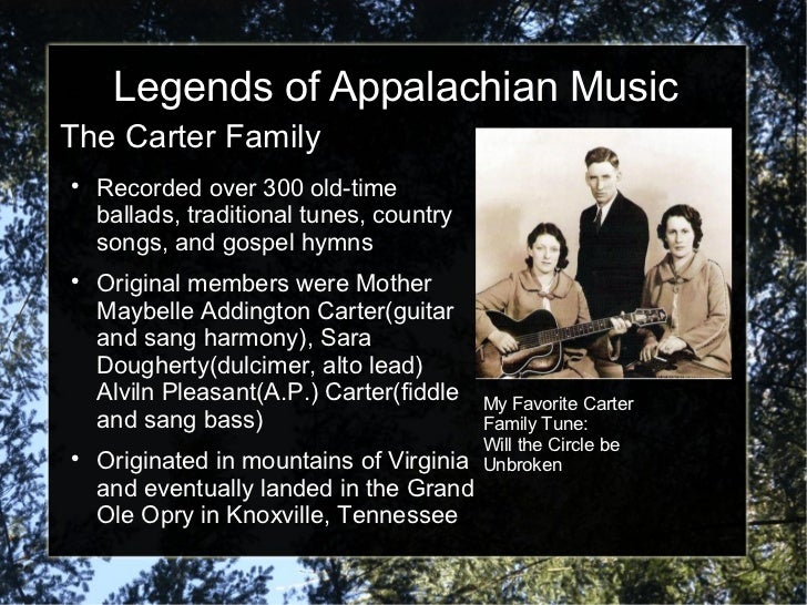 the status of music in the appalachia culture Bruce behringer, mph, gilbert h friedell, md suggested citation for this article: behringer b, friedell gh appalachia: where place matters in health. the status of music in the appalachia culture Bruce behringer, mph, gilbert h friedell, md suggested citation for this article: behringer b, friedell gh appalachia: where place matters in health.