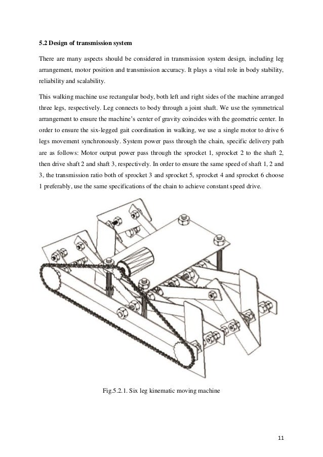 six legged walking robot