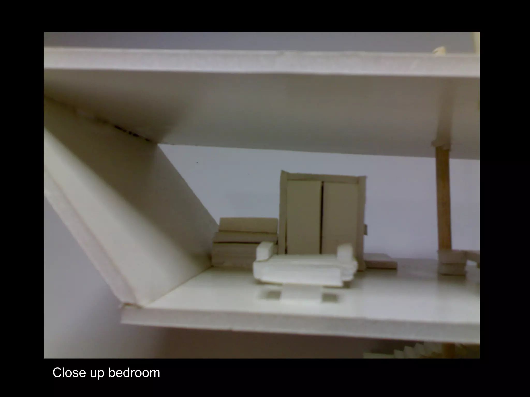 Close up bedroom 