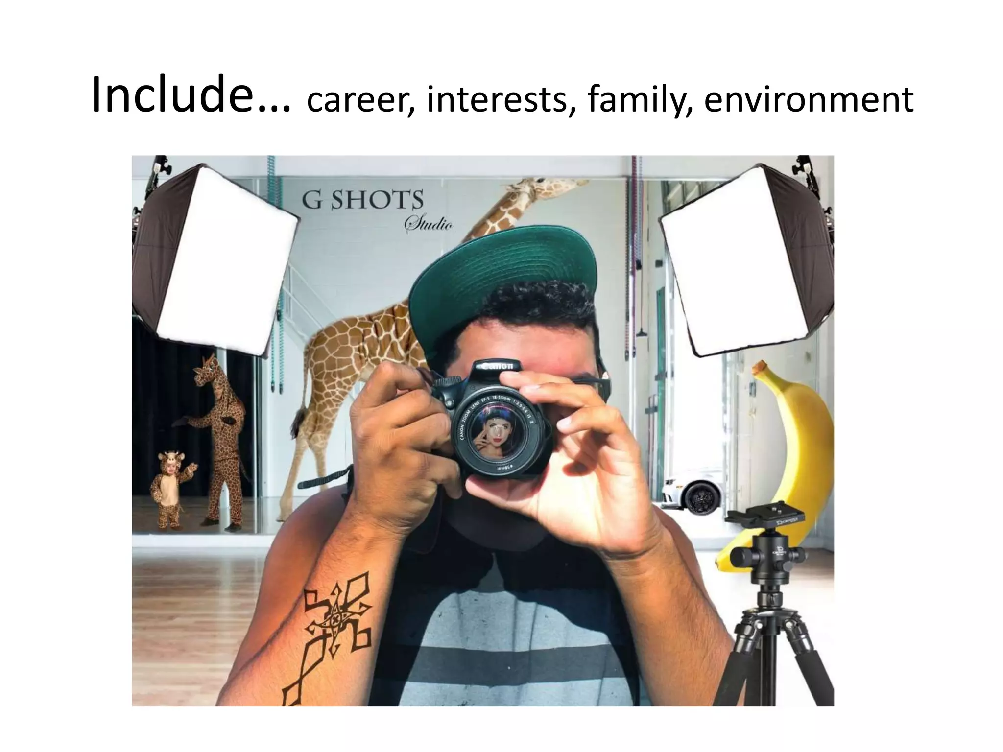 6. MAGAZINE COVER
using your own photograph
 