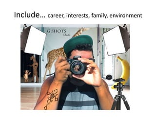 6. MAGAZINE COVER
using your own photograph
 