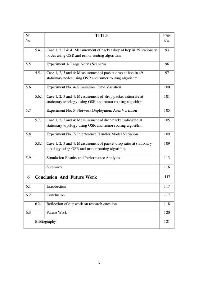 Master thesis implementation and simulation of routing protocols