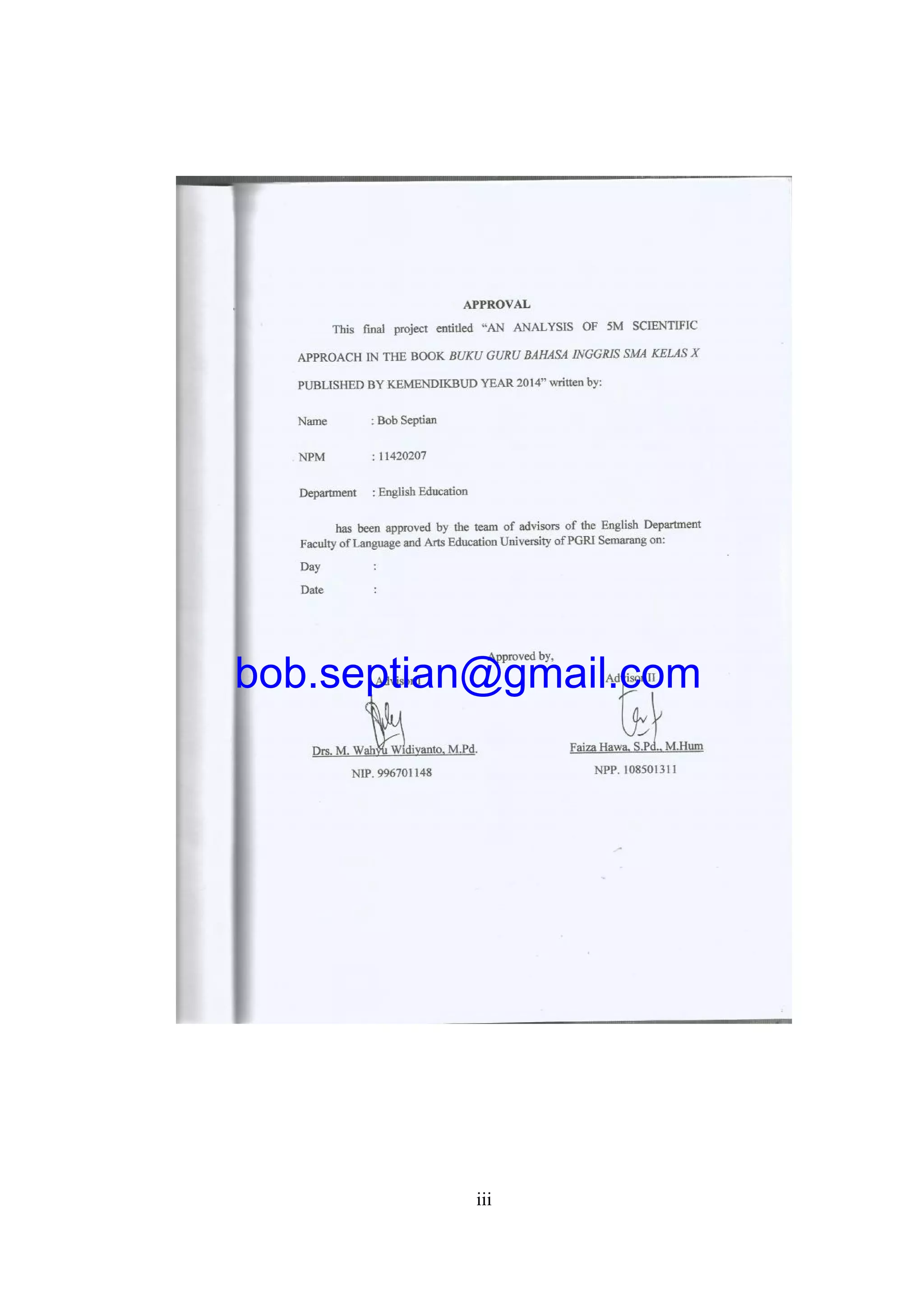 iii
bob.septian@gmail.com
 