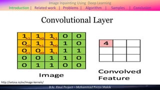 Image Inpainting Using Deep Learning | PPTX