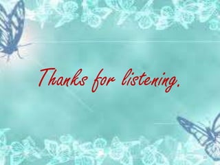 Thanks for listening.

                        20
 