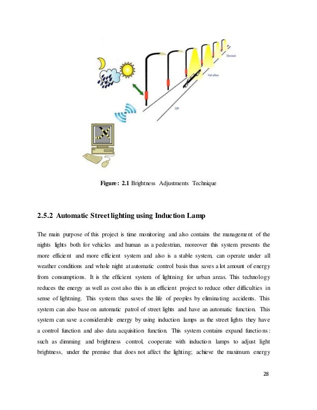 Dimming led street lights picture