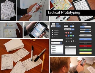 Hypothesis vs. AgendaTactical Prototyping