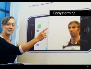 Paper Prototype exampleBodystorming97