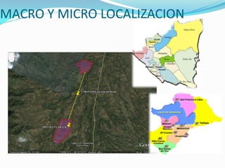 MACRO Y MICRO LOCALIZACION
 