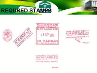 REQURED STAMPS 