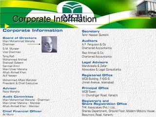 Corporate Information 