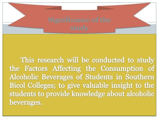 research paper about alcoholic beverages