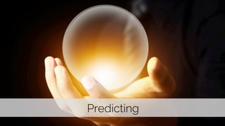 @paddymoogan 
Predicting 
 