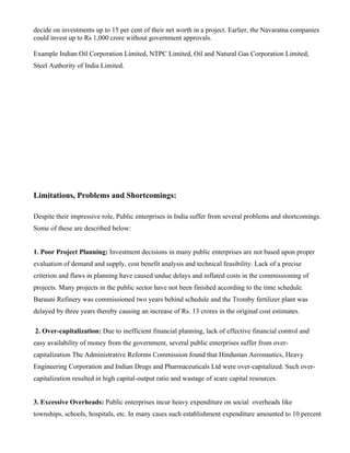 Public Sectors & Economic Developement