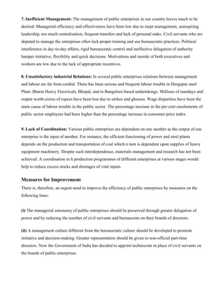 Public Sectors & Economic Developement