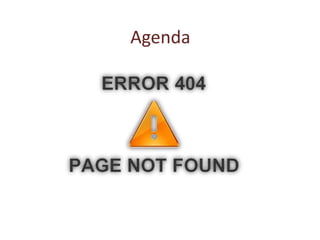 Agenda
 