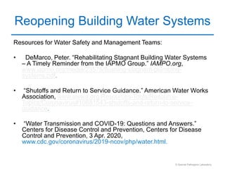 Water Infection Control Puzzled by Infection Preventionists in Water Management? | PPTX