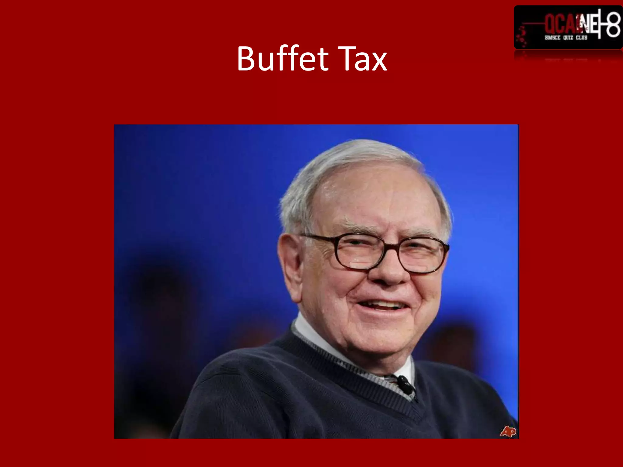 Buffet Tax