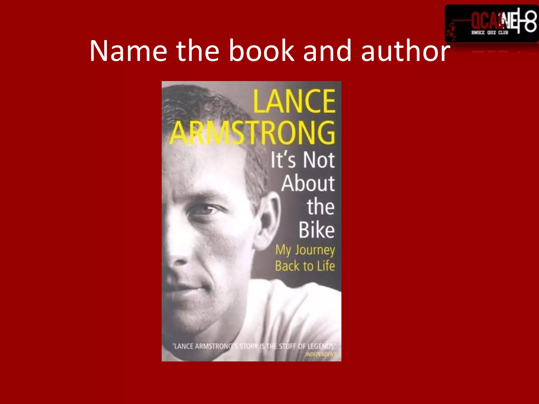 Name the book and author 