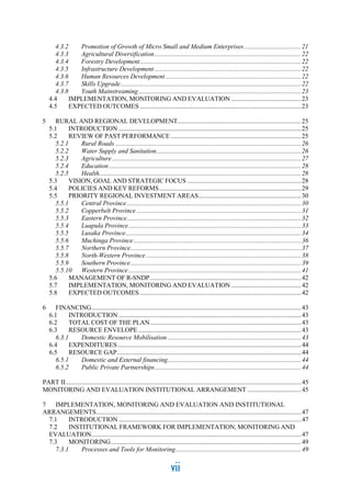 Revised -Sixth National Development Plan 2013-2016 (Zambia) | PDF