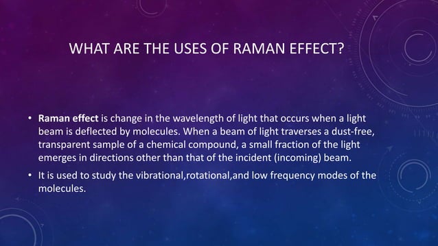 Final raman effect | PPTX