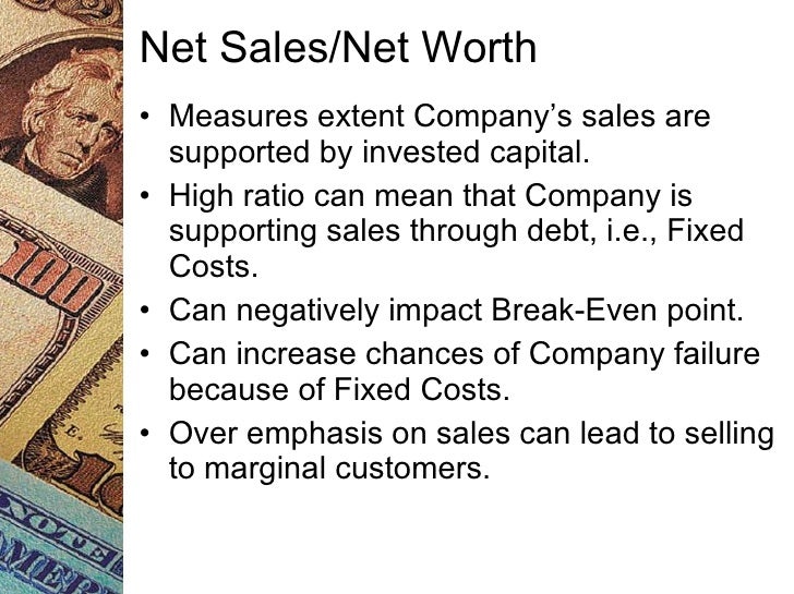 company s net worth
