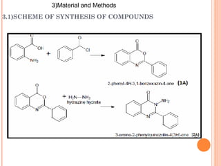 3.1)SCHEME OF SYNTHESIS OF COMPOUNDS
3)Material and Methods
 