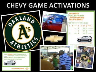 CHEVY GAME ACTIVATIONS 