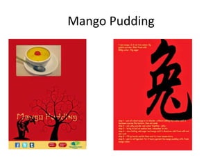 Mango Pudding
