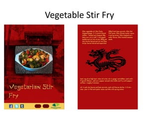 Vegetable Stir Fry