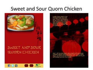 Sweet and Sour Quorn Chicken