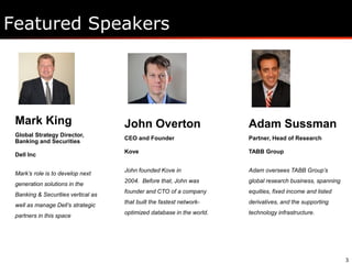 Dell/Kove Webinar 12.4.2012