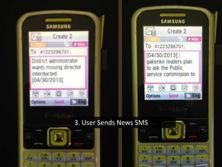3. User Sends News SMS
 