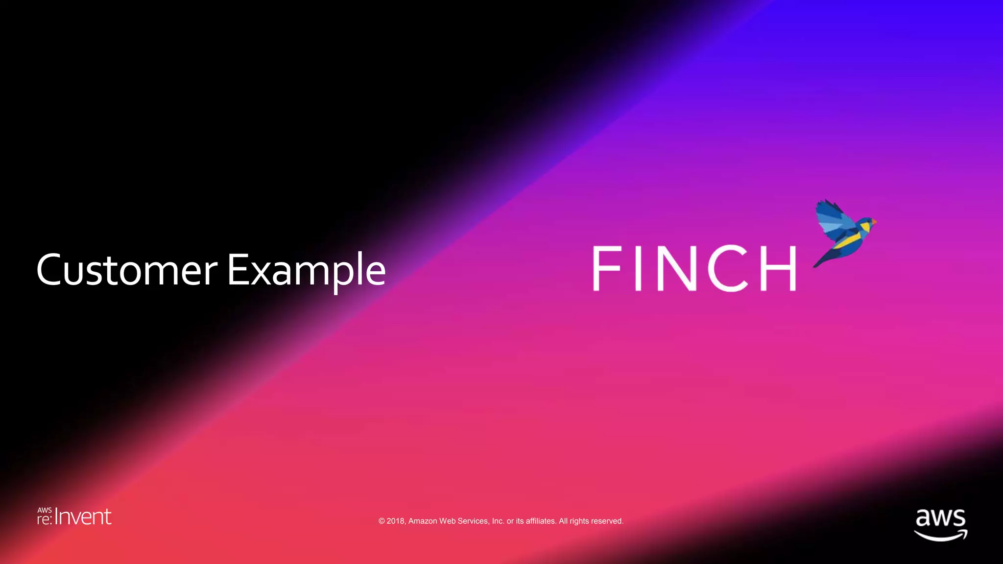 © 2018, Amazon Web Services, Inc. or its affiliates. All rights reserved.
 