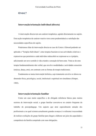 Relatório "Nunca é Tarde Demais"