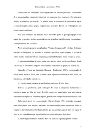 Relatório "Nunca é Tarde Demais"