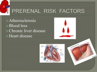 Atherosclerosis
Blood loss
Chronic liver disease
Heart disease
 
