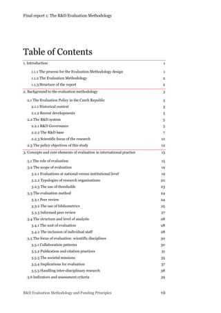Final report 1 / The R&D Evaluation Methodology | PDF