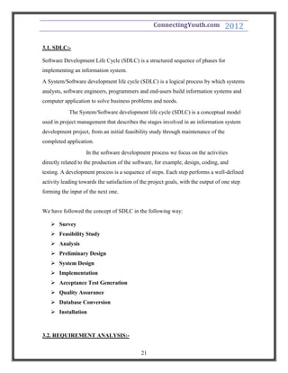 Social Networking Site in JAVA | DOCX