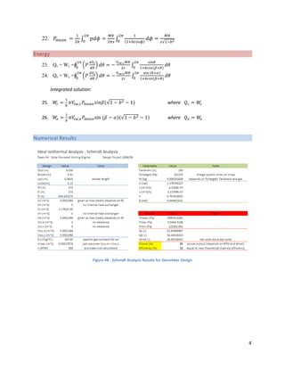 22.
                                                                         √


Energy 
                                                  ,
    23. Qc = Wc =
                                                  ,
    24. Qe = We =

          Integrated solution: 

    25.                 ,                √1            1                     where             
           
    26.                 ,         sin             √1           1             where             
           

Numerical Results 




                                                                                                    
                                  Figure 48 ‐ Schmidt Analysis Results for December Design 




                                                                                                  4 
 
 