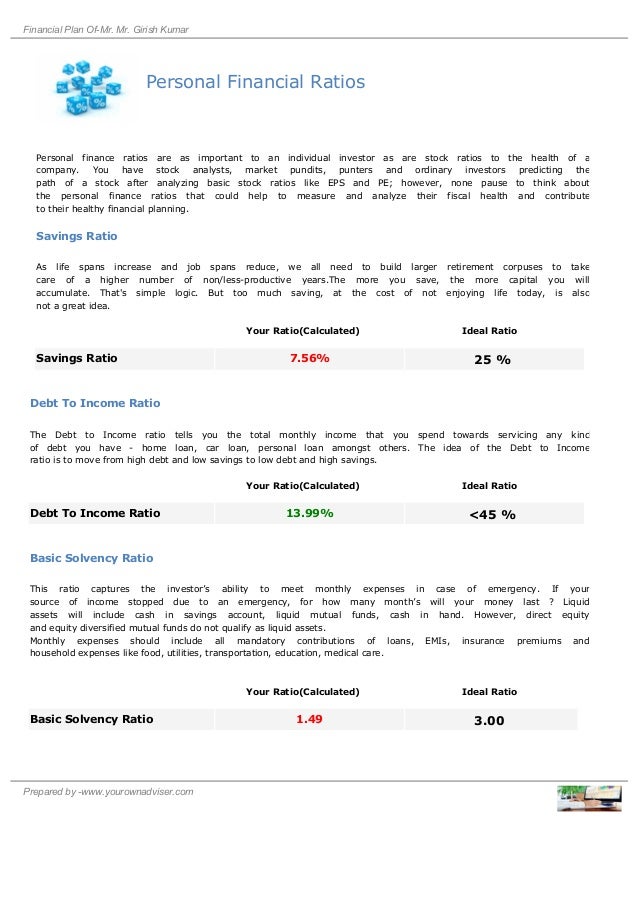 Financipal Planning Report (Sample)