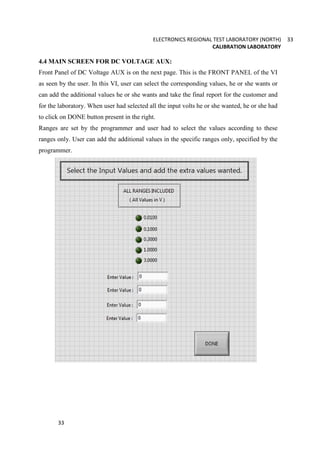 Calibration Of Instruments Using LabVIEW | DOCX