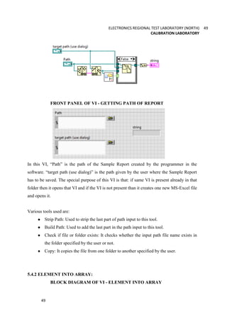 Labview Iv Testing Layout Calibration Of Instruments Using LabVIEW | DOCX
