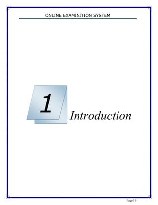 Online Examinition System | PDF