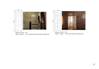 96
Diagram 5.24 (Left) : D31
Figure 5.20 (Right) : D31; can be found upon entering master changing room
Diagram 5.25 (Left) : D34
Figure 5.21 (Right) : The door upon entering the changing room
 