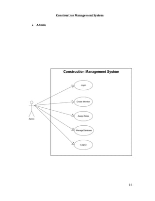construction management system final year report | PDF