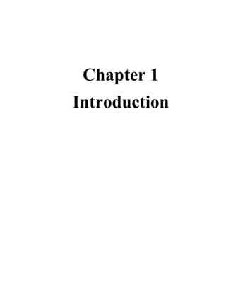 Chapter 1
Introduction
 