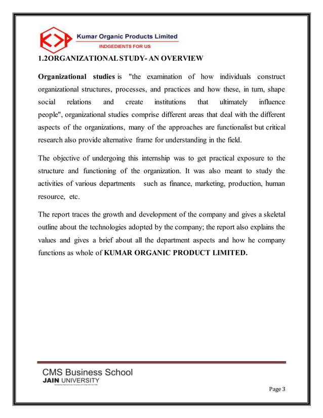 organizational study | PDF